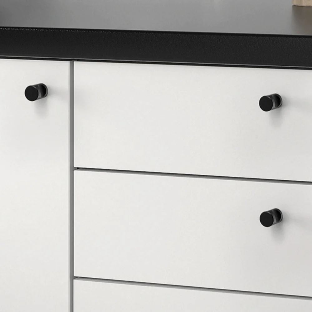 Nordic Style Cabinet Handles Curved Shape Minimalist Drawer Handles Rounded Grip DIY Friendly Furniture Handles Wardrobe Doors