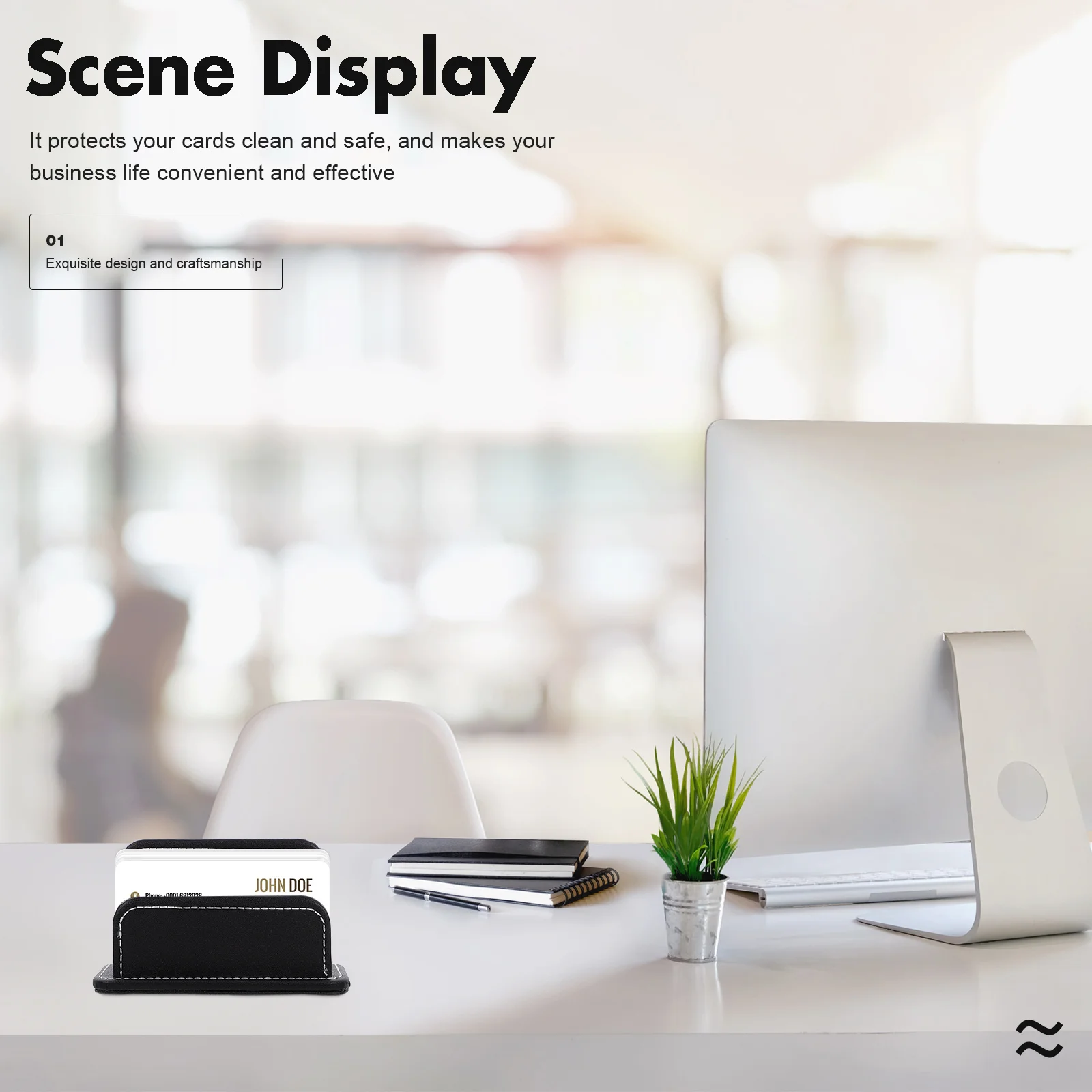 

Card Modern Name Case For Professional Use Random Case Name Holder Business Business Display Stand Holder Color