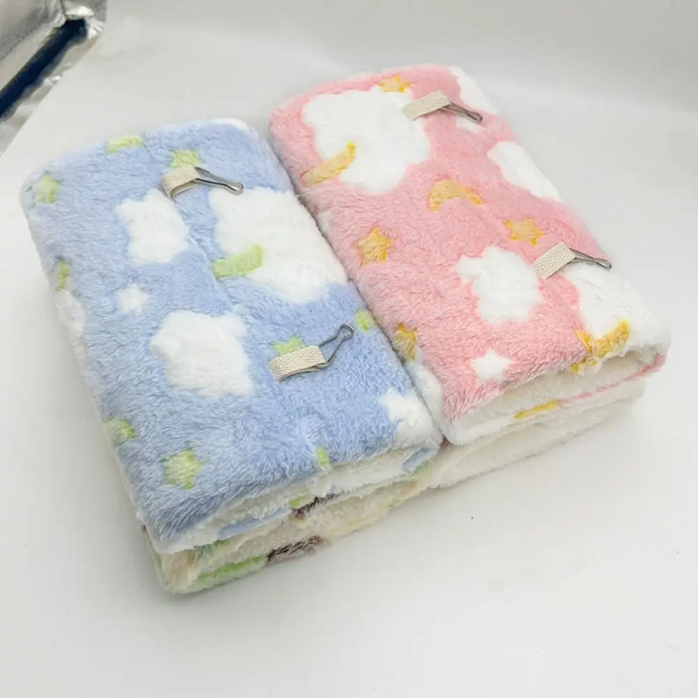 Soft Guinea Pig Tunnels Interactive Washable Squirrel Ferret Tunnels Cloud Pattern Breathable Hanging Guinea Pig Resting