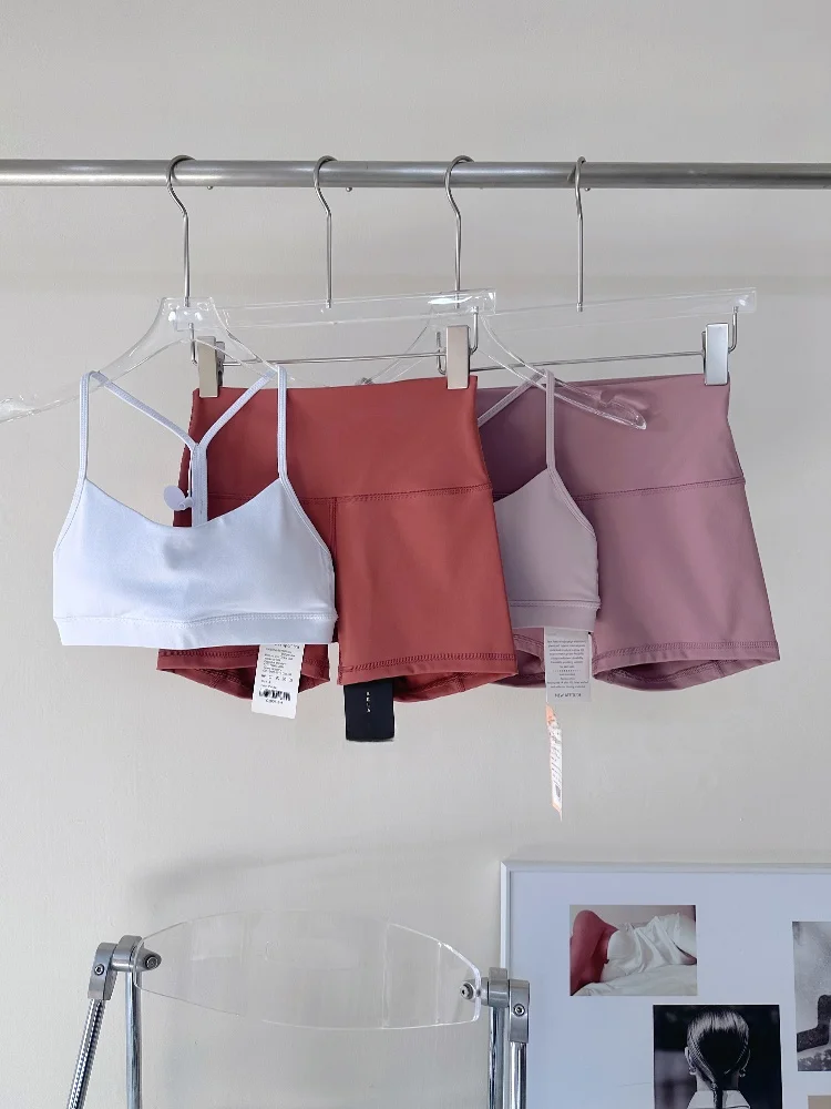 Calça feminina alta elástica qui seca, corrida, yoga, apertada, fitn, treinamento, levantamento de bunda, fina, verão