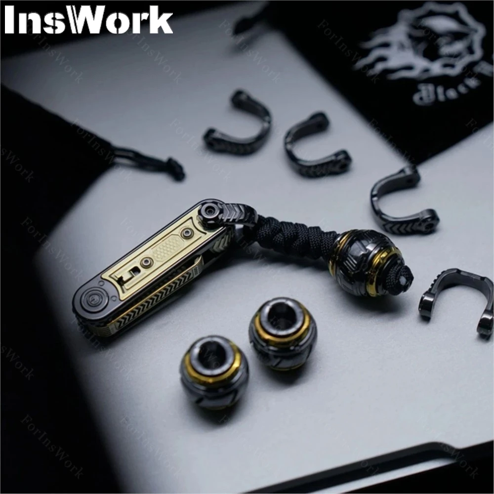 DIY SEKI Cyber Core Zirconium 2.0 Mechanical Push Slider Beads Fidget Sppiner Stress Toy