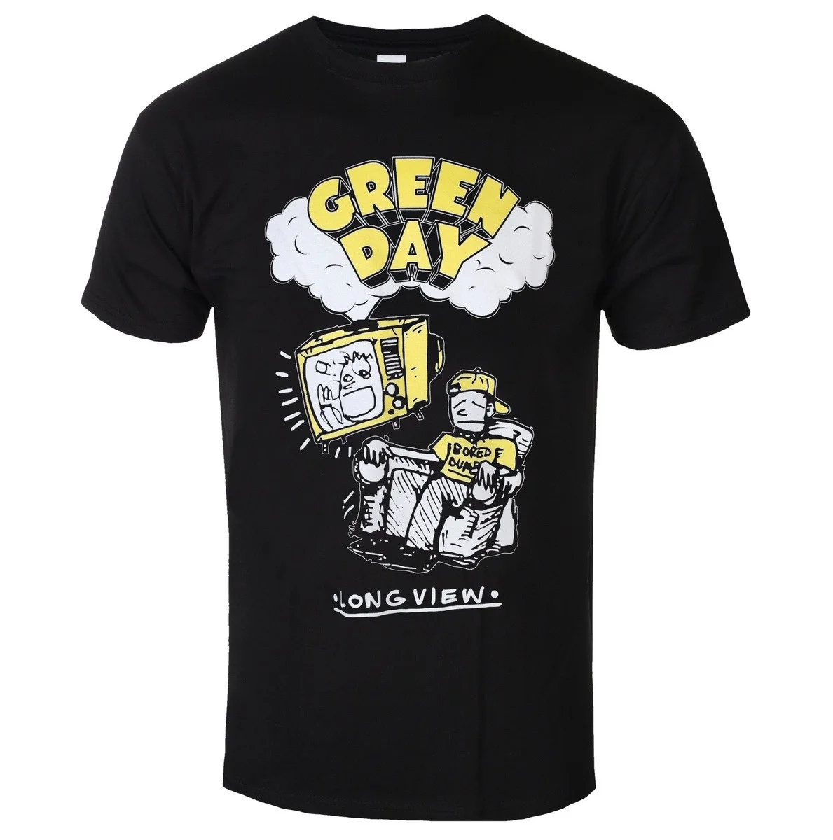 Green Day American Idiot Herzgranaten-Grafik-T-Shirt Klassischer Punk-Rock Retro Streetwear Locker Sitzend Unisex für Musikfans – Detail 5