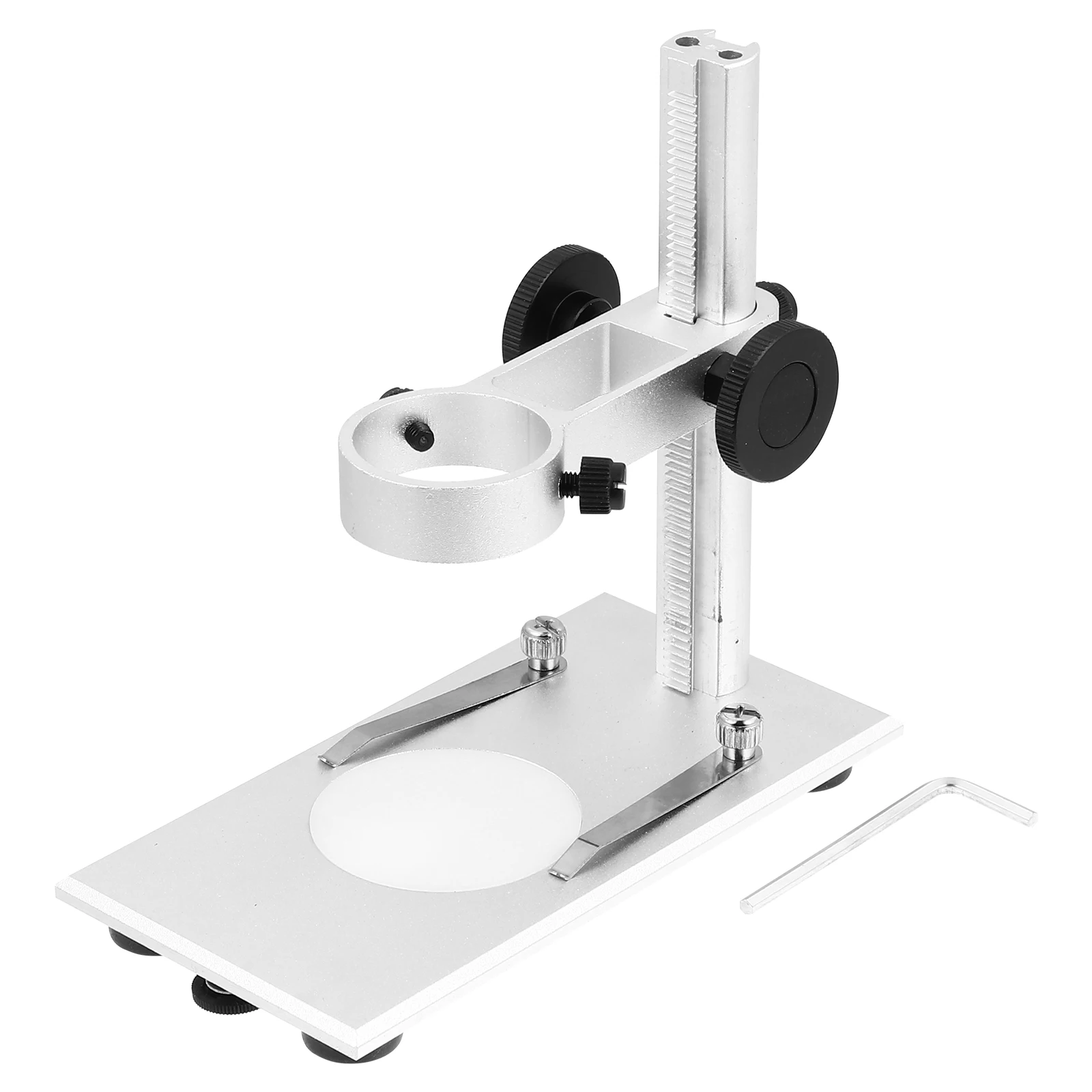 

Aluminum Alloy Microscope St Holder Bracket Digital Lifting Base Lightweight Small Camera Stable Shockproof Durable Long Service