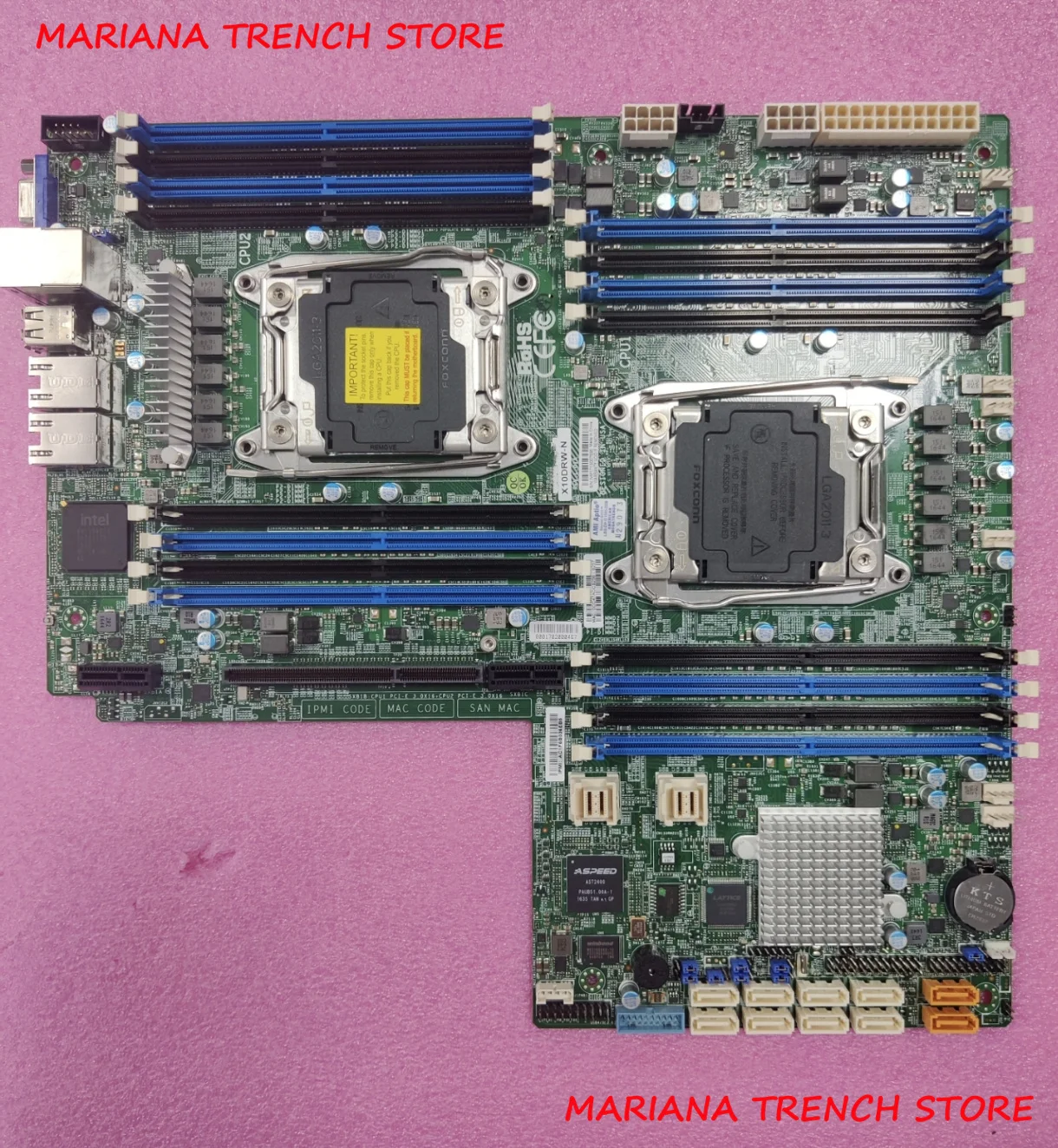 

X10DRW-N for Supermicro Motherboard LGA 2011 Xeon Processor E5-2600 v4/v3 Family i350-AM2 Dual Port GbE LAN