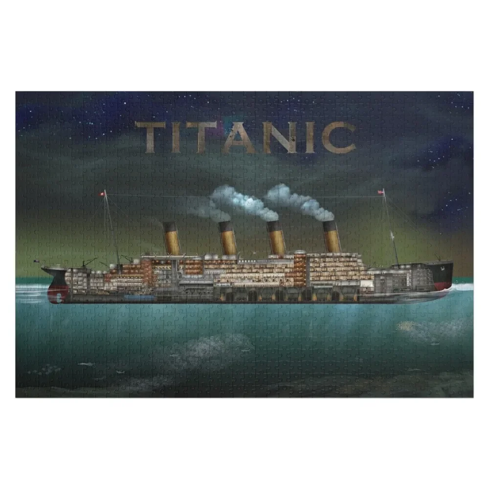 

The Titanic Jigsaw Puzzle Personalized Gifts Custom Personalized Gift Married Custom Wooden Name Puzzle