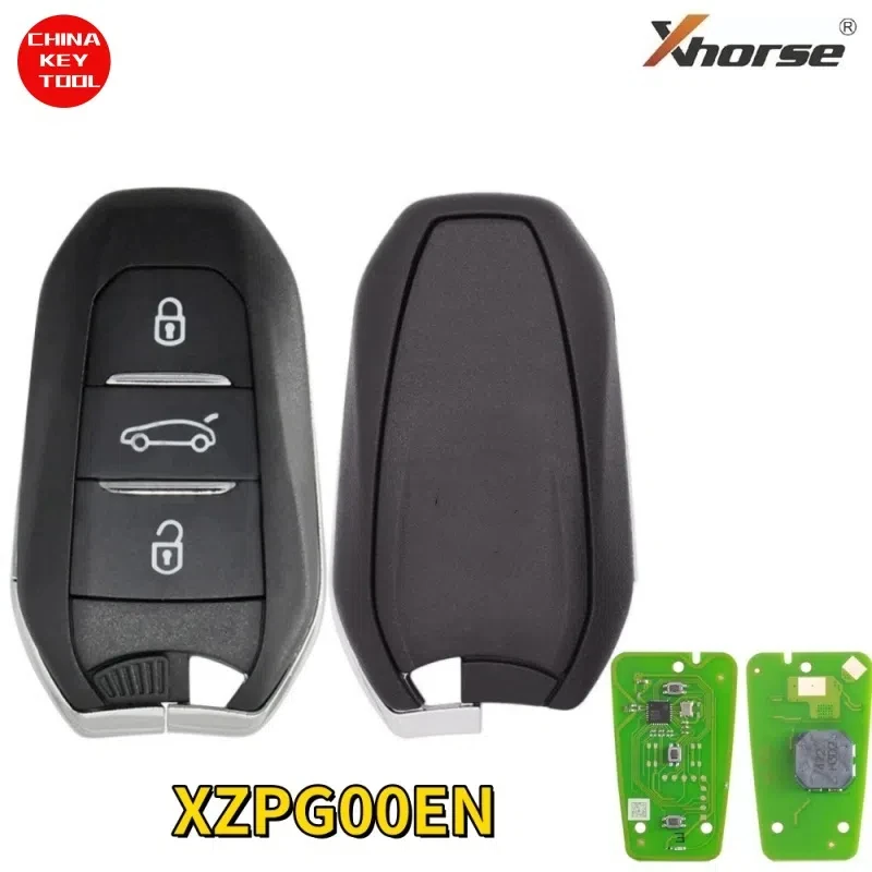 1PCS XHORSE XZPG00EN Special PCB Board Exclusively For Peugeot For Citroen DS 4A KeylessGo Smart Key With Key Shell