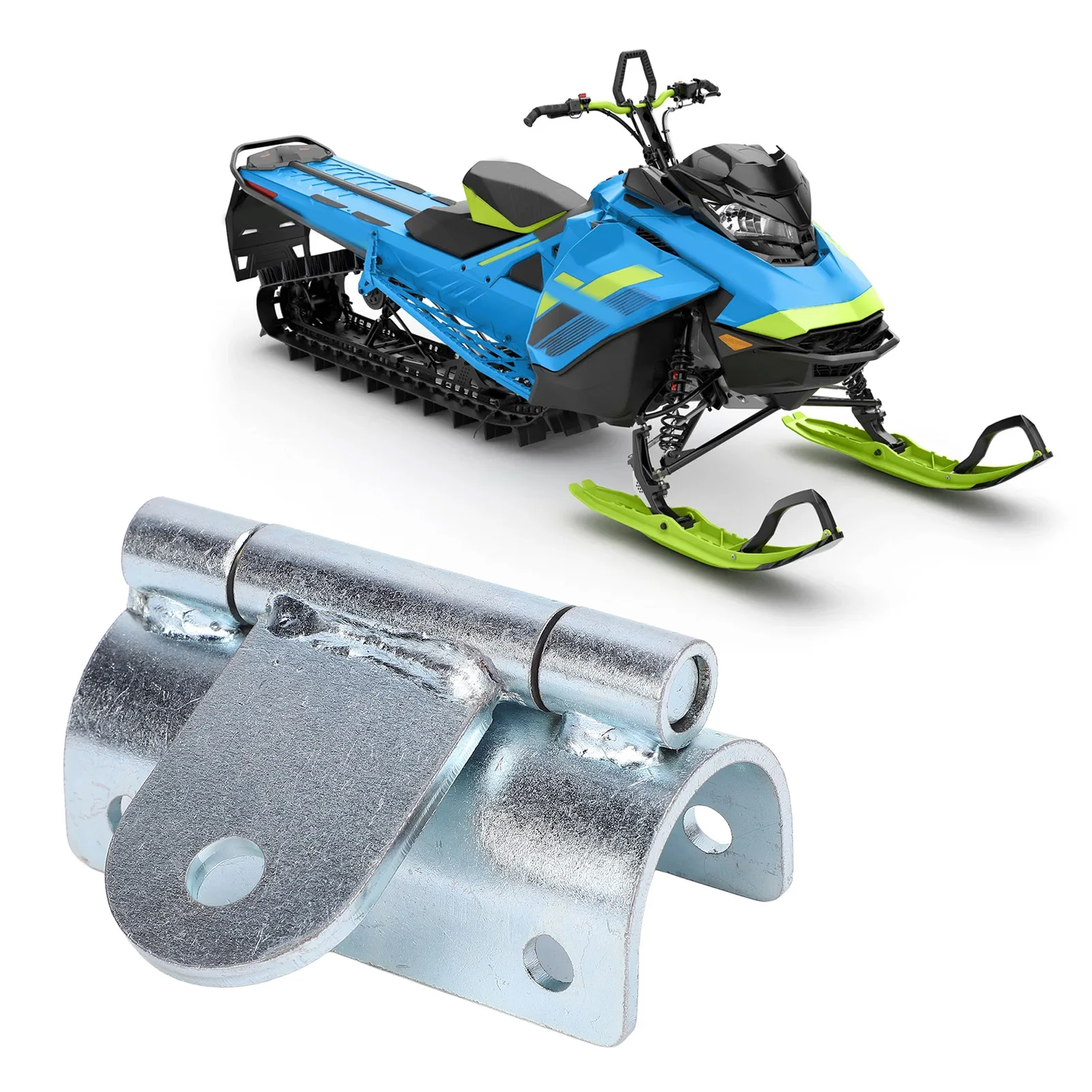 

Сцепка бампера для снегохода, универсальная металлическая конструкция, сменный крюк для буксировки бампера для снегохода для Polaris