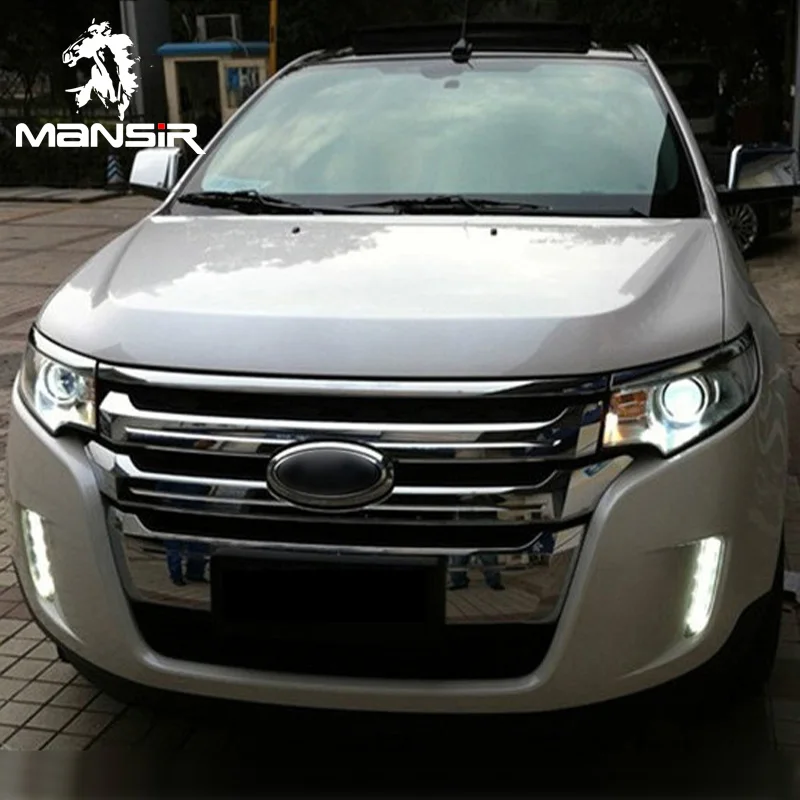 

Для Ford Edge 2009-2011 2012 2013 2014 желтый указатель поворота светодиодные дневные фары авто дневные ходовые огни DRL аксессуар