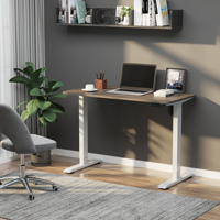 Vinsetto electric desk height adjustable 4 memories 120x60x116cm White