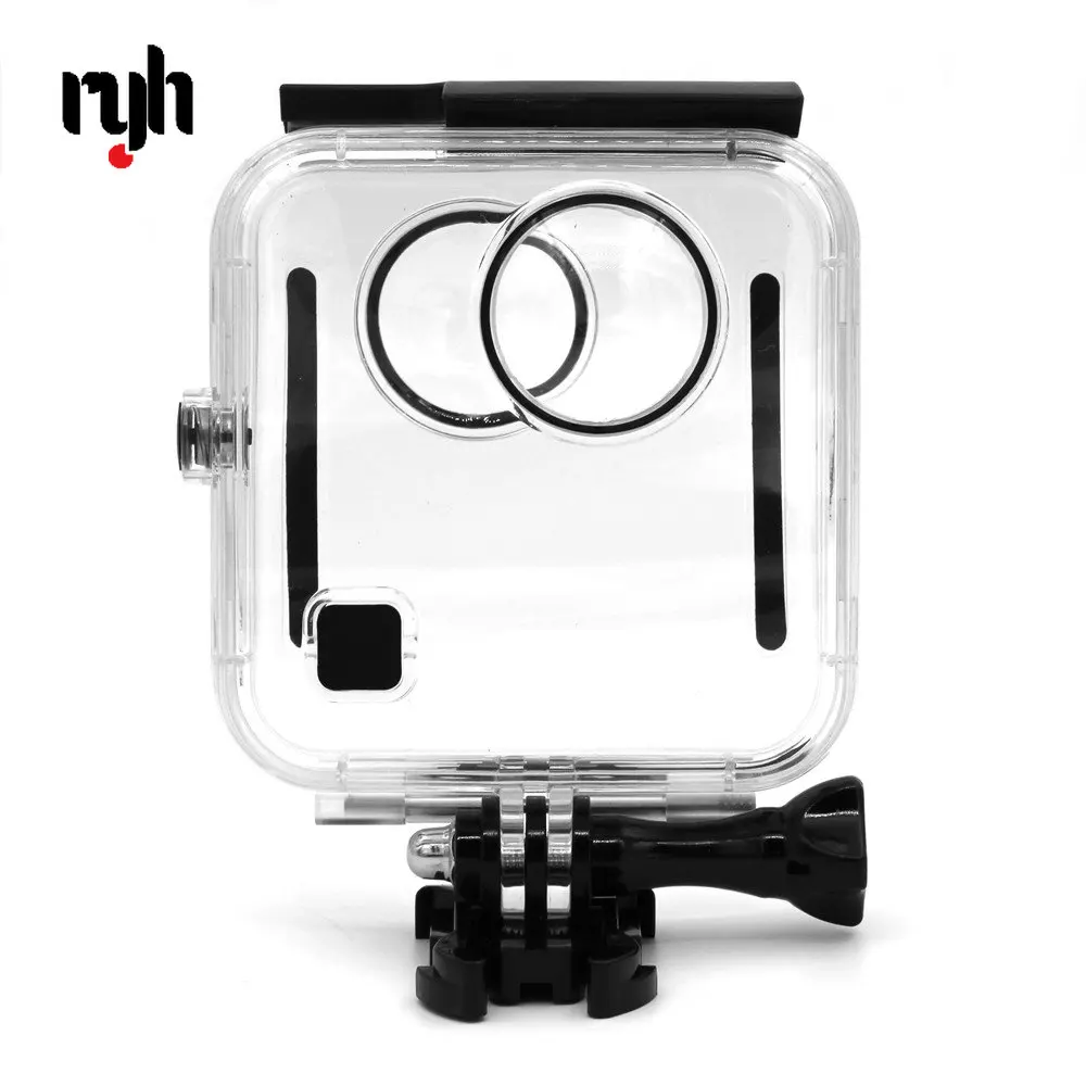 Funda trasera impermeable para cámara Gopro Fusion 360, accesorios para Cámara de Acción, 40M