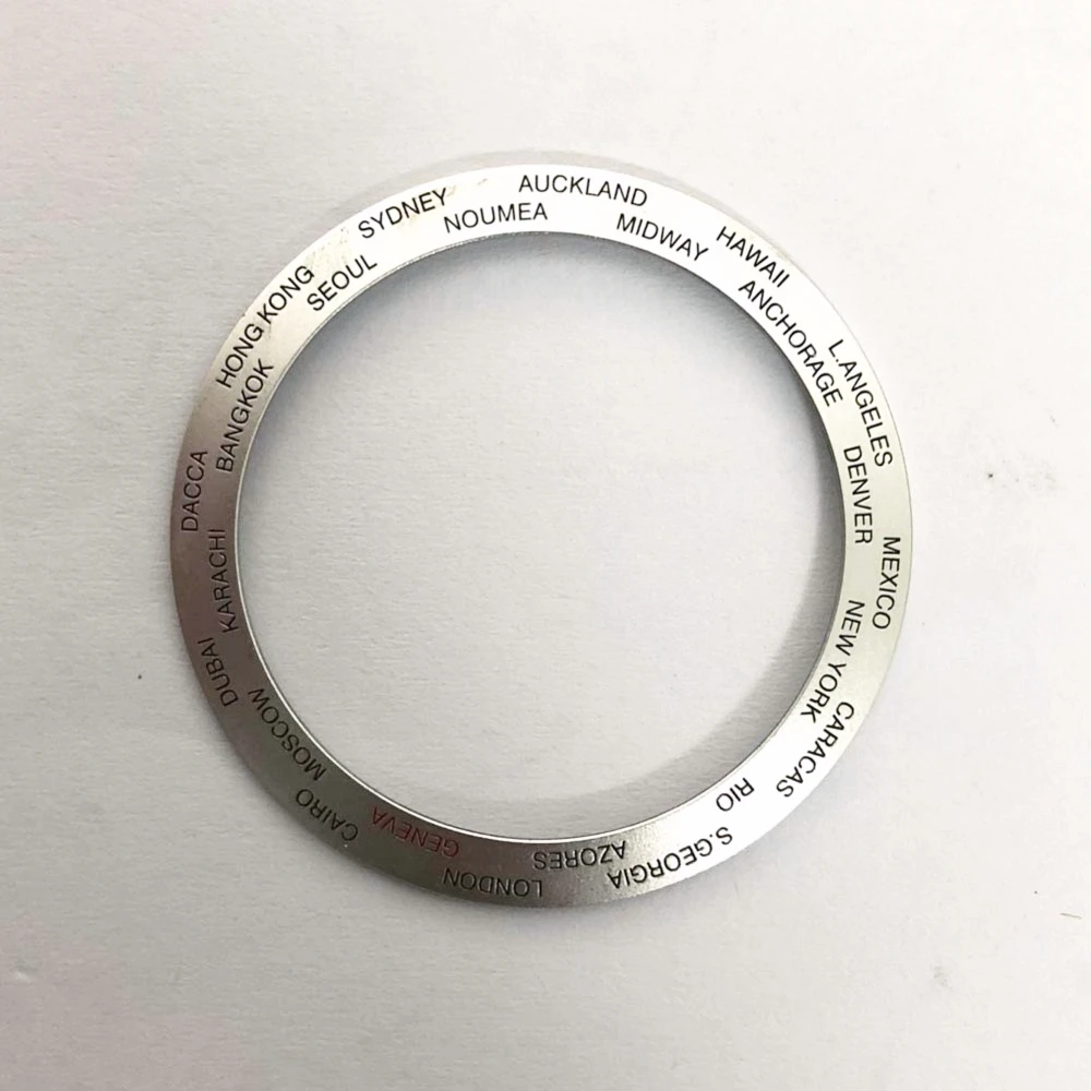 38MM Ceramic Watch Bezel English Outer Ring New Watch Modification Accessories