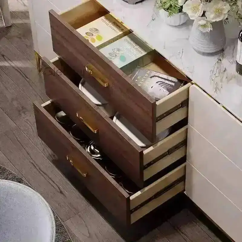 Cabinet Luxury Premium Modern Handles Simple Living Room Cabinets Dresser Cabinet Aesthetic Dressoir Kast Living Room Furniture