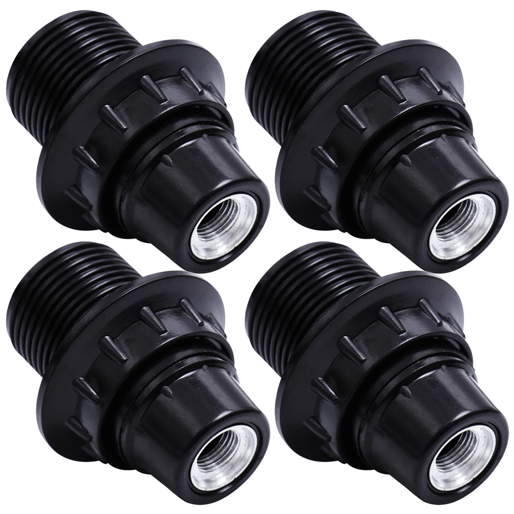 4 Pcs Lamp Holder Light Socket Sockets Parts Mount Bulb Outlet for Bulbs Pendant Replacement Ceiling
