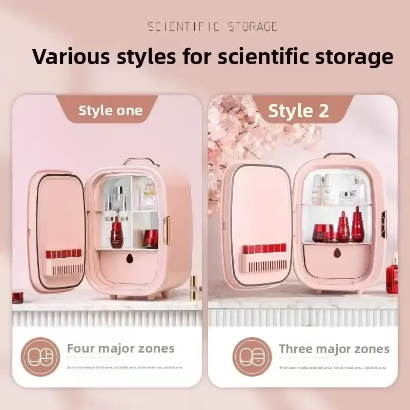 2026 Refrigerator for Makeup and Skincare for Small Dormitory for Facial Masks Lipsticks Serums Creams Eye Creams