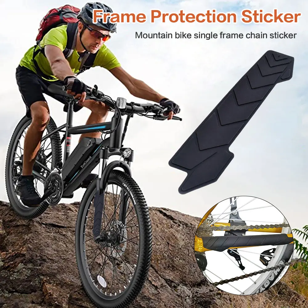 Silicone Chain Guard Self-adhesive Film High Quality Bicycle Accessories Bicycle Protector Sticker Bicycle Chain Sticker