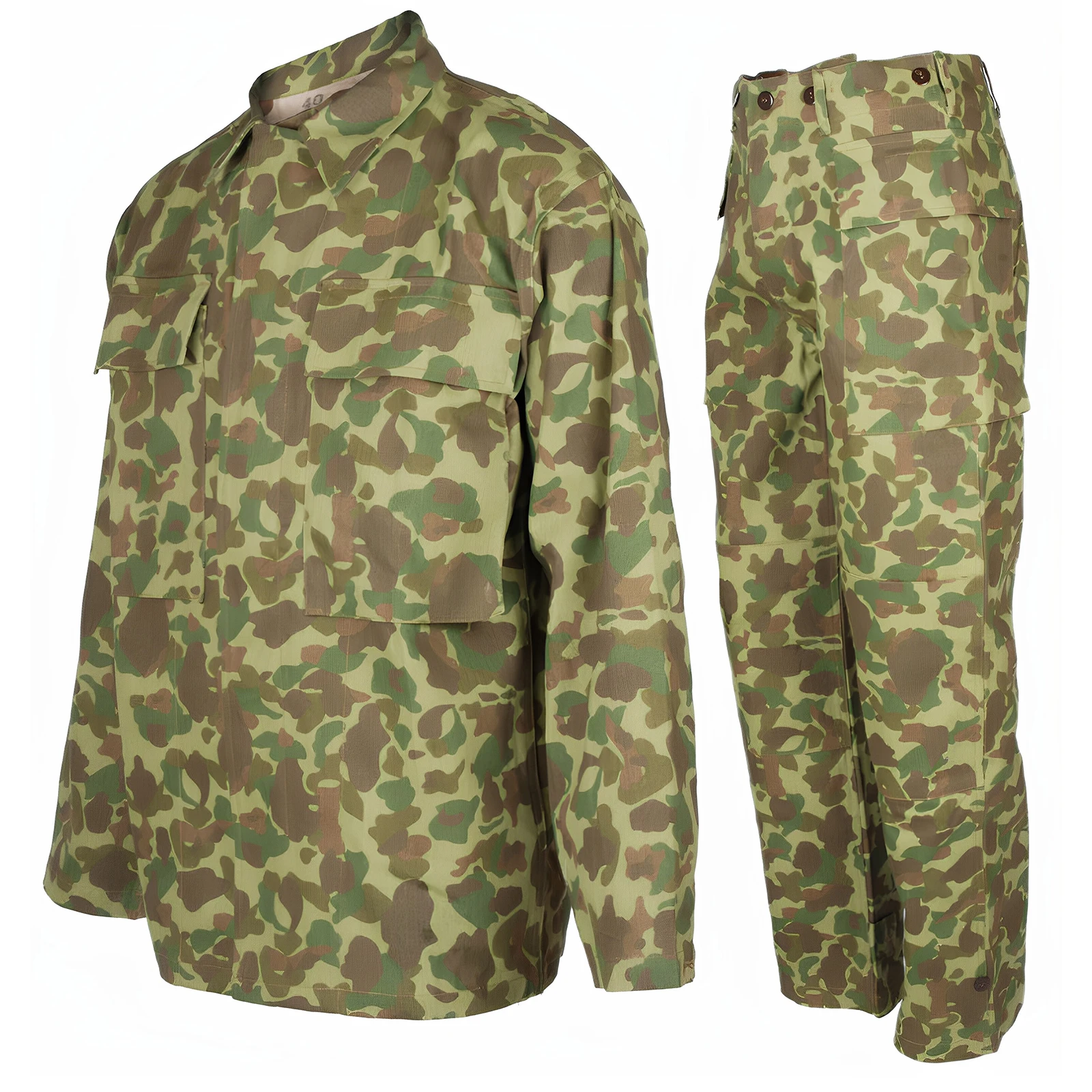 American camouflage p42 HBT soldier suit jacket pants uniform reenactment movie props collection