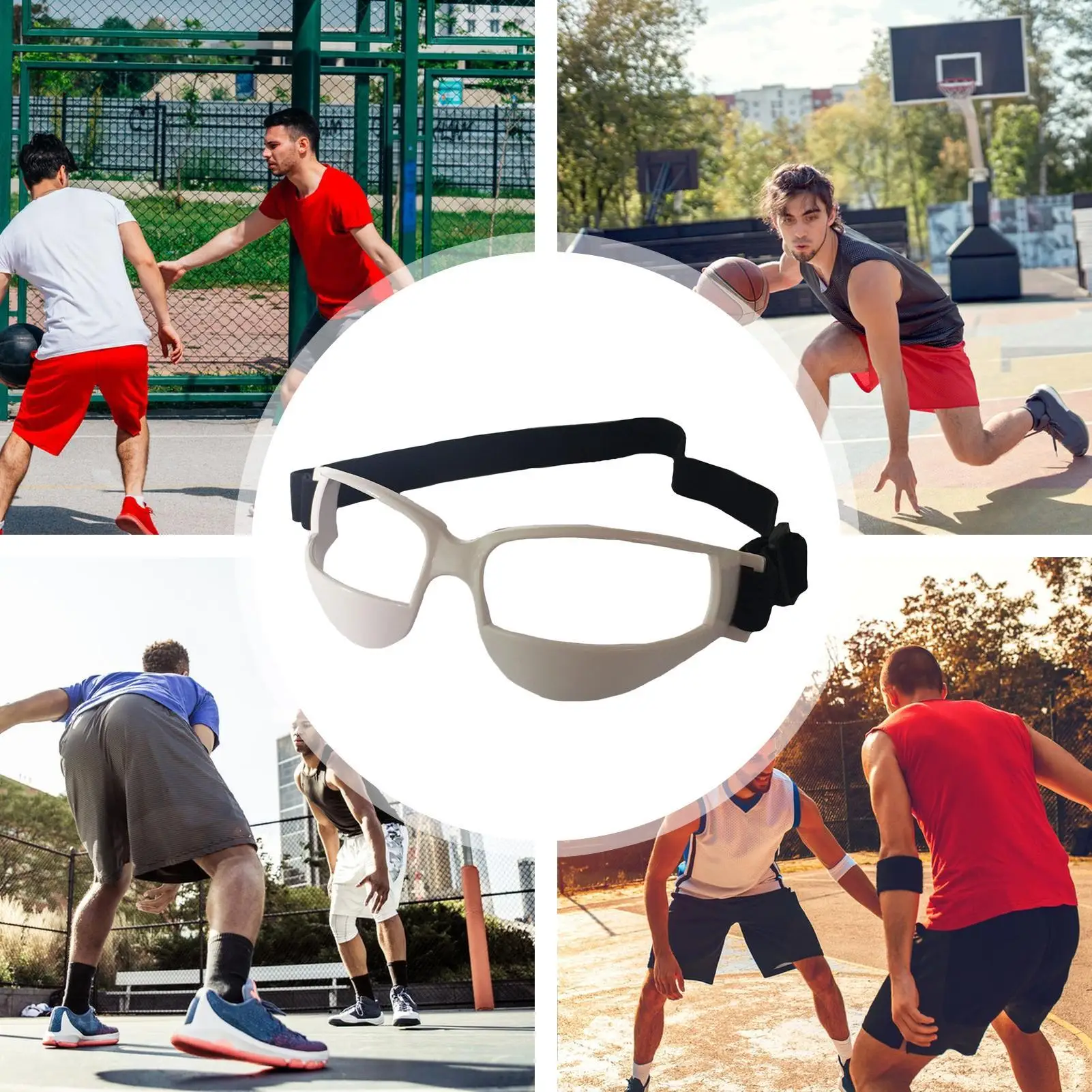 Dribble แว่นตาบาสเกตบอลการฝึกอบรมแว่นตา Heads Up Dribbling แว่นตาสําหรับผู้เล่นวัยรุ่นผู้ใหญ่เด็กบาสเกตบอล