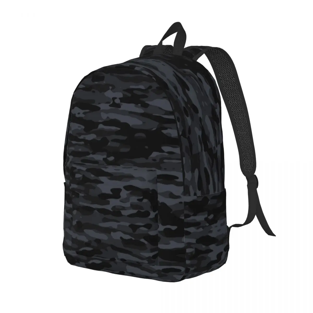 Night Camouflage Pattern Backpack Middle High College School Student Armys Militarys Camo Bookbag Teens Daypack Travel