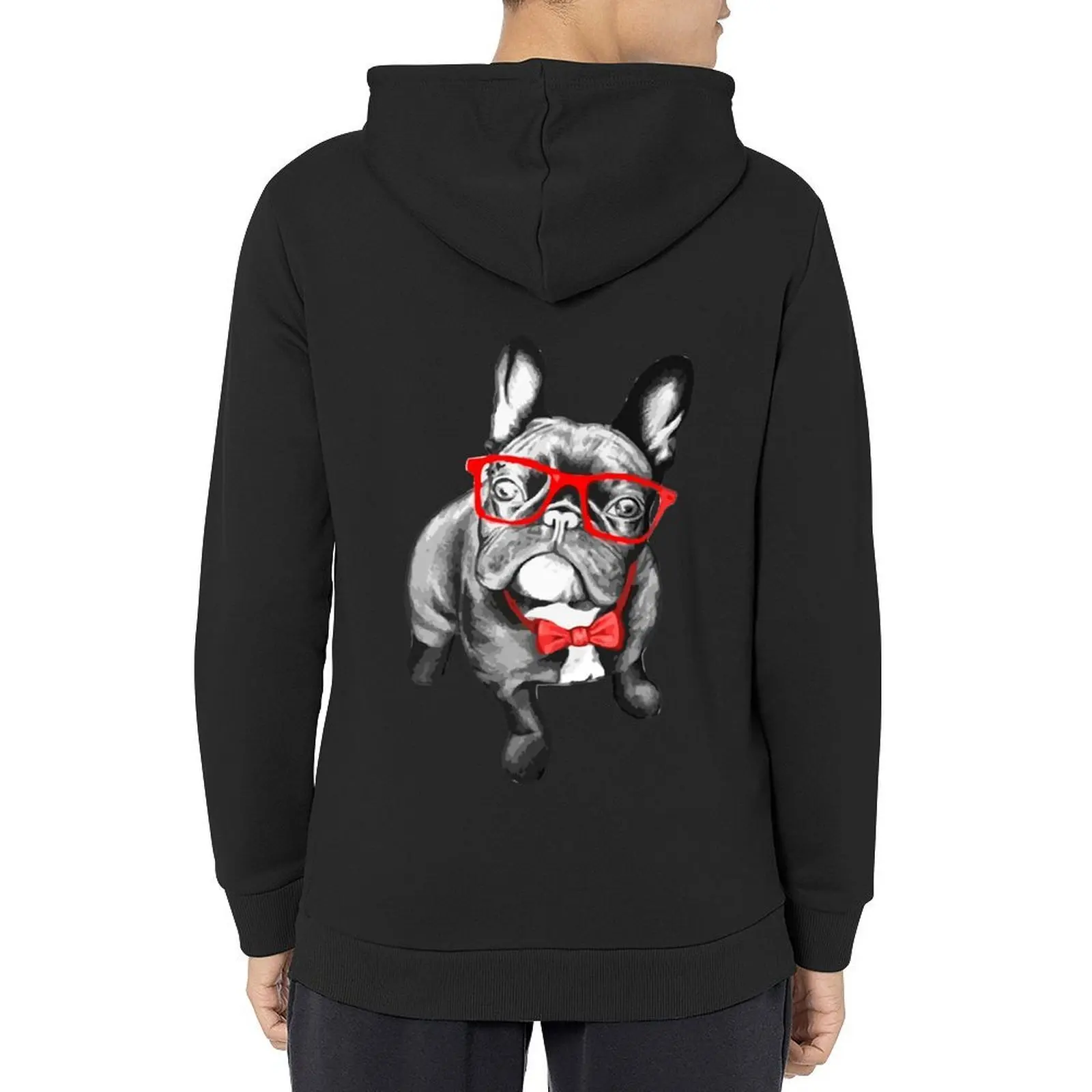 

French Pug Hoodie male clothes clothes for men men's clothing japanese style designer hoodies