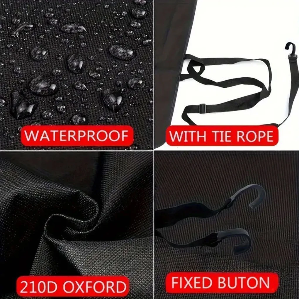 Car Sunshade Oxford Cloth Waterproof RV Tailgate Sunshade Transport Truck Barn Cover Sun Protection Awning Compatible Variety