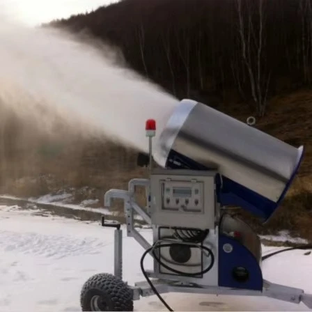 Ski Resort Snow Making Machine Factory Snowmaker Cannon Fan Generator Snowgun Equipment Shed