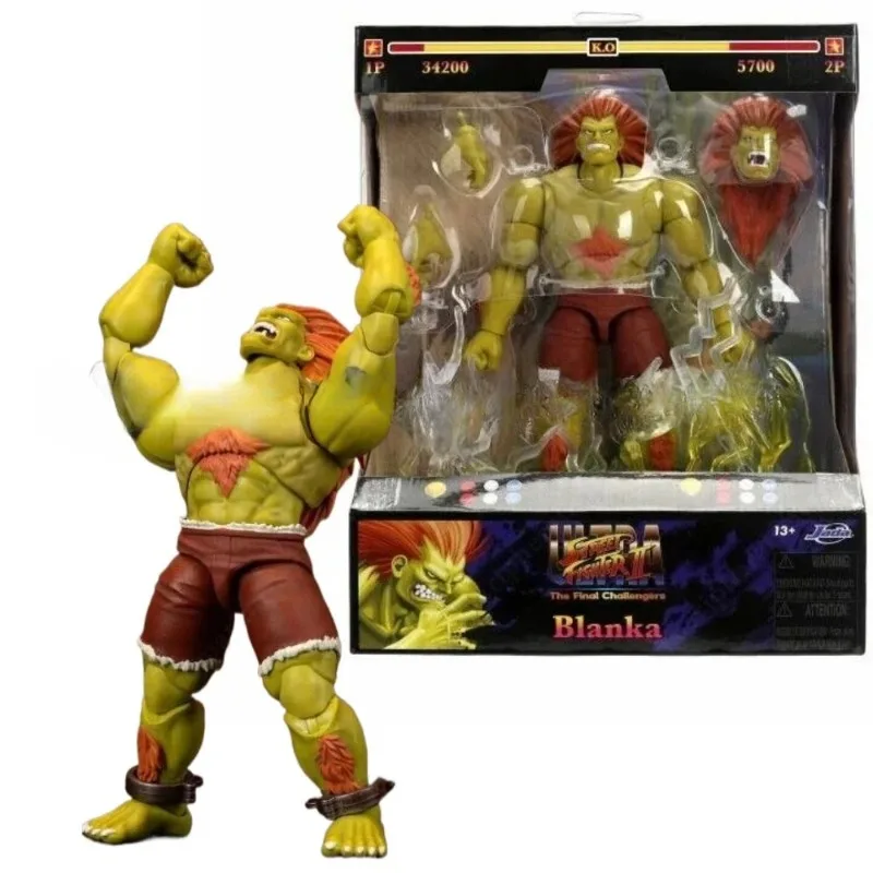 

Spot SaleIn Stock Jada Toys Blanka Ultra Street Fighter II: The Final Challengers 1/12 Action Figure Collectible Toy GiftIn stoc