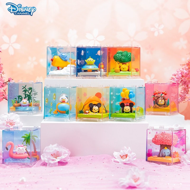 

Disney Mickey Winnie Stitch Alien Mystery Blind Box 10 Styles Figure Anime Figurine Mini Toy Model for Children Birthday Gifts