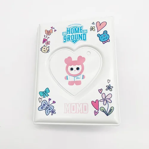 Imagen 2 del producto Álbum de tarjetas creativo de dibujos animados, álbum de fotos, colección de fotos, almacenamiento de tarjetas pequeñas, Kpop Nayeon Jeongyeon Momo Sana Jihyo Mina Dahyun Chaeyoung Tzuyu