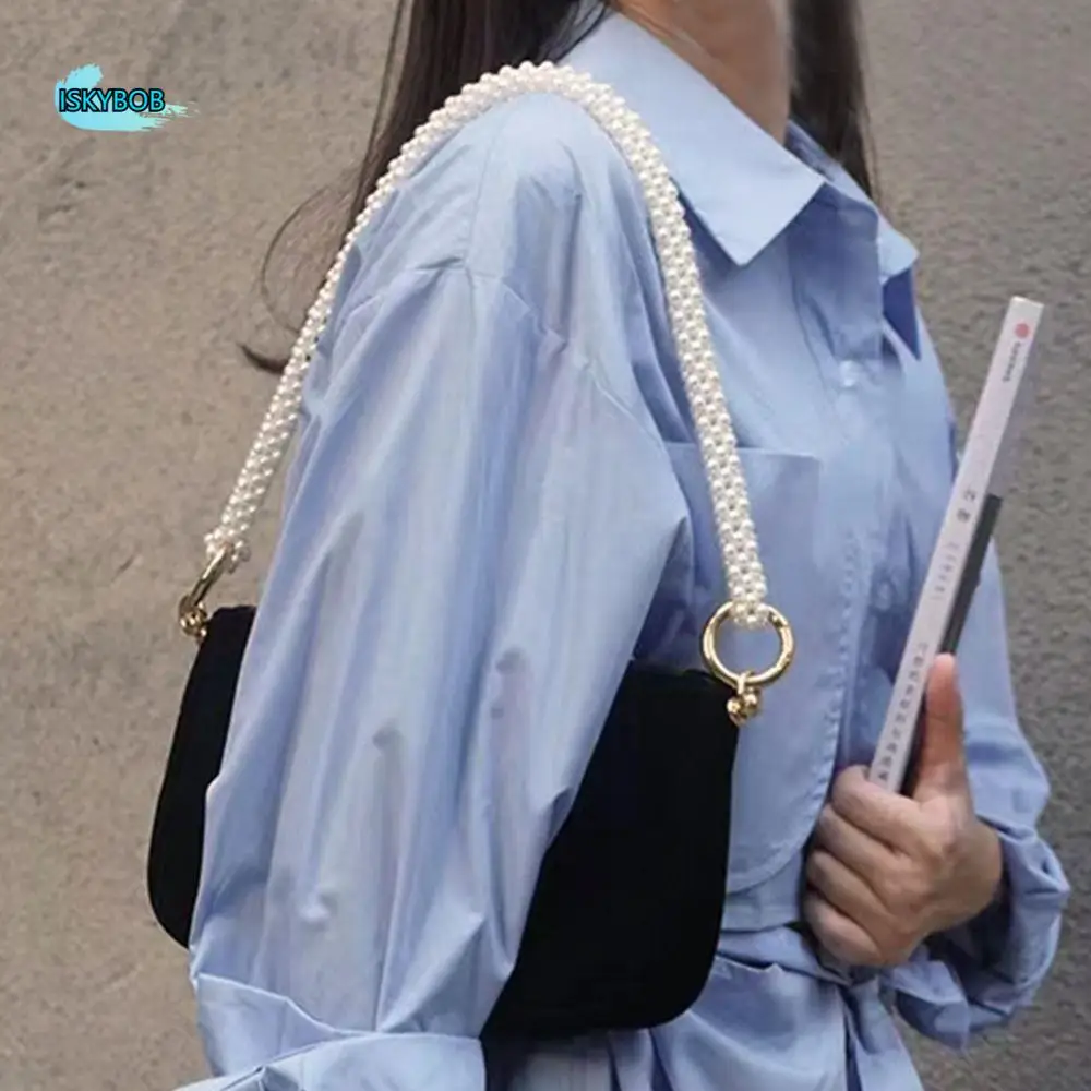 

Accessories Shoulder Bag Chain Handbag Hanging Chains Metal Braided Chain Pearl Bag Chain Bag Accessories Shoulder Bag Strap