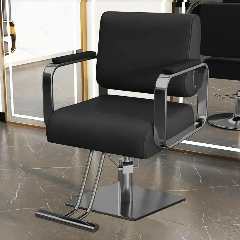كرسي حلاق دوار فاخر للمكياج احترافي شامبو صالون تجميل كرسي تصفيف الشعر Cadeira De Barbeiro الأثاث التجاري