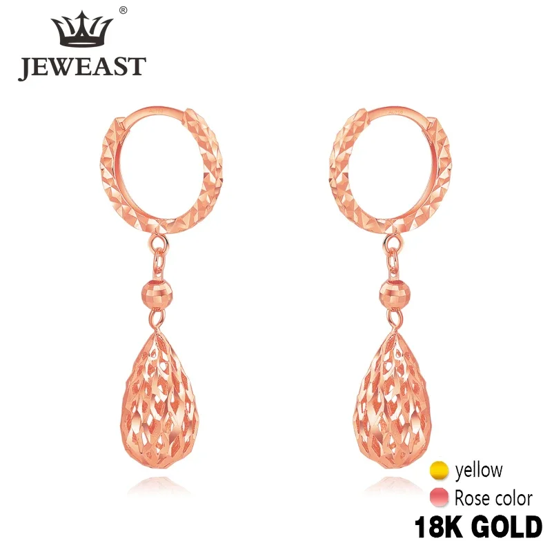 

18K Pure Gold Earring Real AU 750 Solid Gold Earrings Nice Butterfly Upscale Trendy Classic Fine Jewelry Hot Sell New 2025