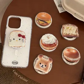 Skládací držák na chléb, toast a hamburger v korejském stylu s magnetickým uchopením pro Magsafe, stojan na telefon Tok pro iPhone a Samsung 10 nejlepší prodej Korejské popsockety - №3