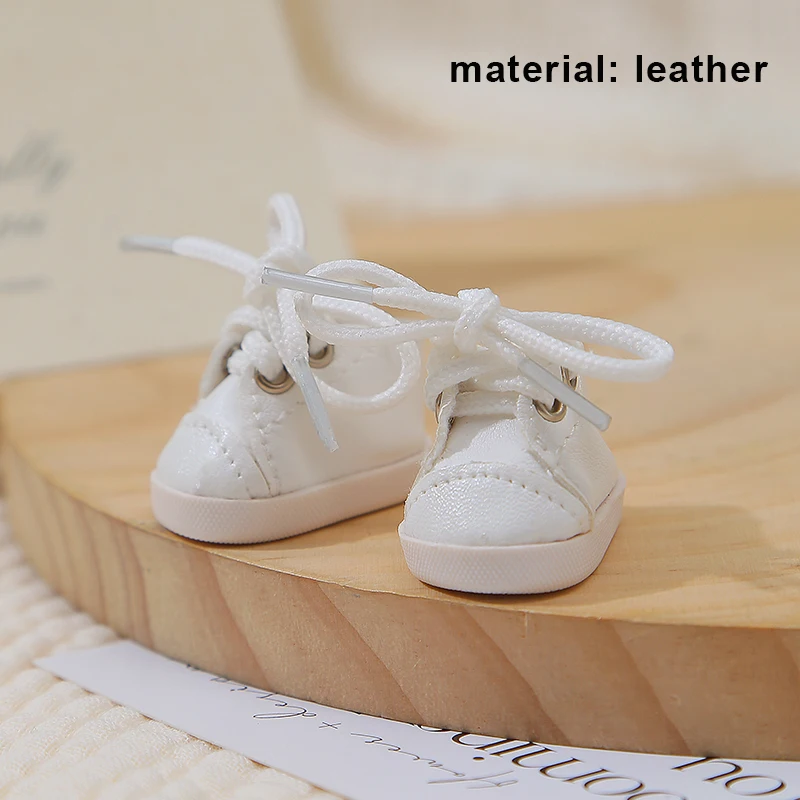 Für 10 cm Baumwolle Puppe Schuhe Mode Leder Schuhe Puppe Zubehör Mini Puppe Sport Schuhe Puppen Zubehör DIY Spielzeug – Detail 12
