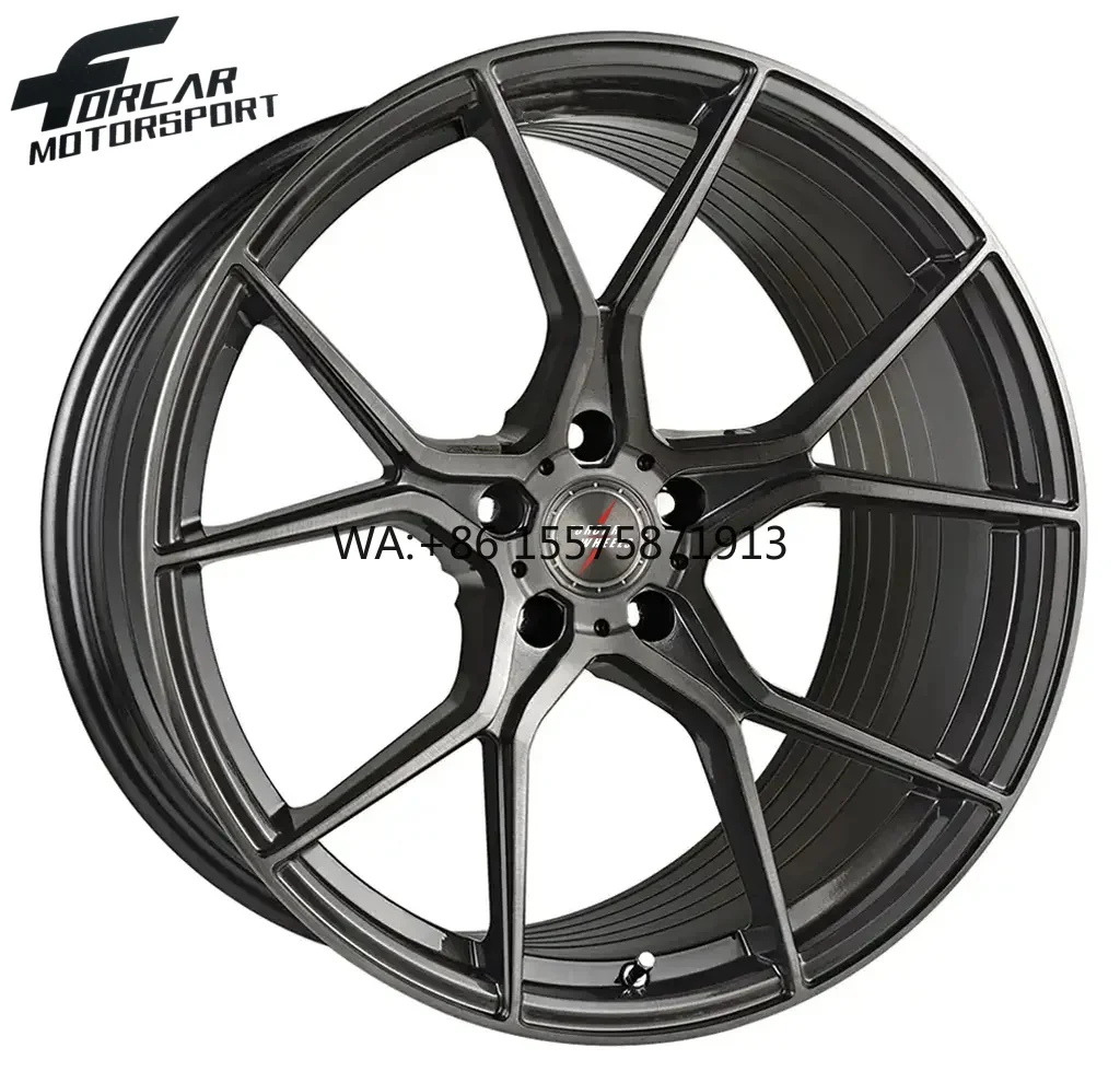 

Forcar Black High Quality 22 23 Inch Custom T6061 Factory Price 5*112 5*114.3 New Forged Wheels for Aftermarket