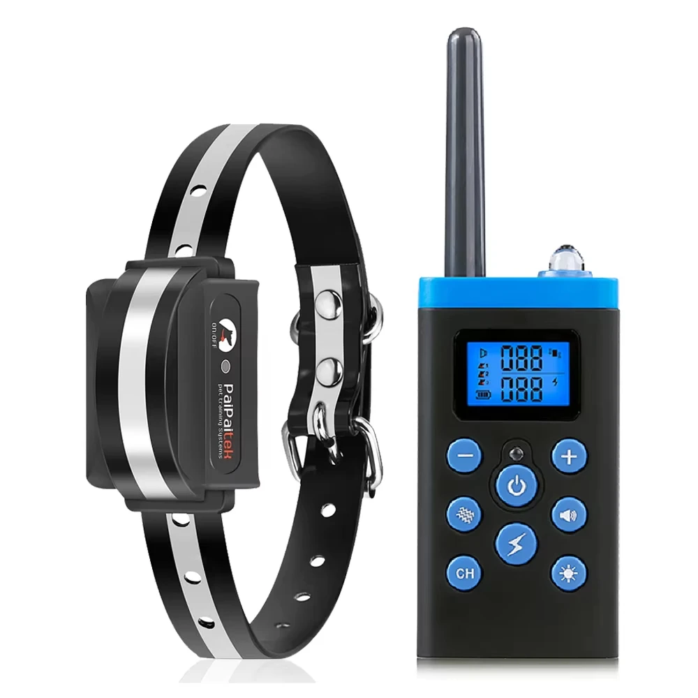 

1000M 2-in-1 Function Dog Training Collar ,With LED Light ,Dog Shock Collar For Dogs, Rechareable & Waterproof Dog Bark Collar