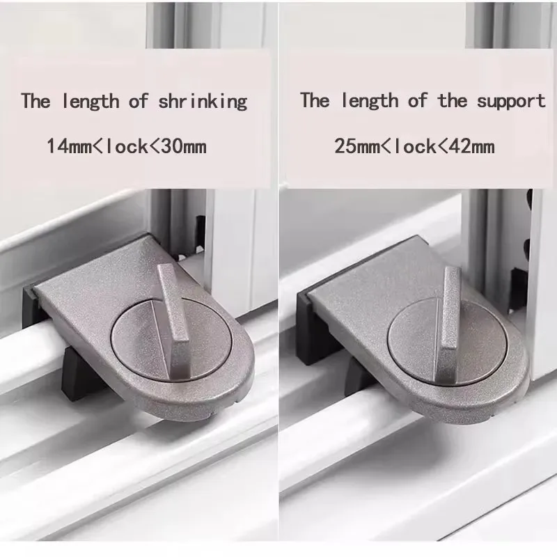 1PC Sliding Sash Stopper Cabinet Lock Straps Door Security Anti-theft Lock Window Sliding Doors Lock Baby Kids Child Safety