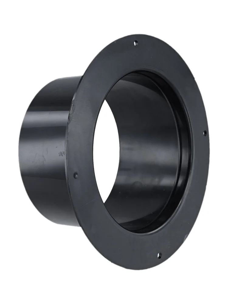 Round Flange ABS For Pipe Connector for Ventilation Ducts Suitable for Bathroom Fan Air Conditioning and for exhaust Systems