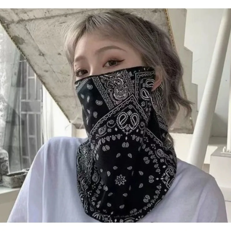 Trendy Punk Style Sun Protection Mask，Summer UV Protection Neck Gaiter for Men and Women，Hip-hop versatile headscarf and face ma image 6