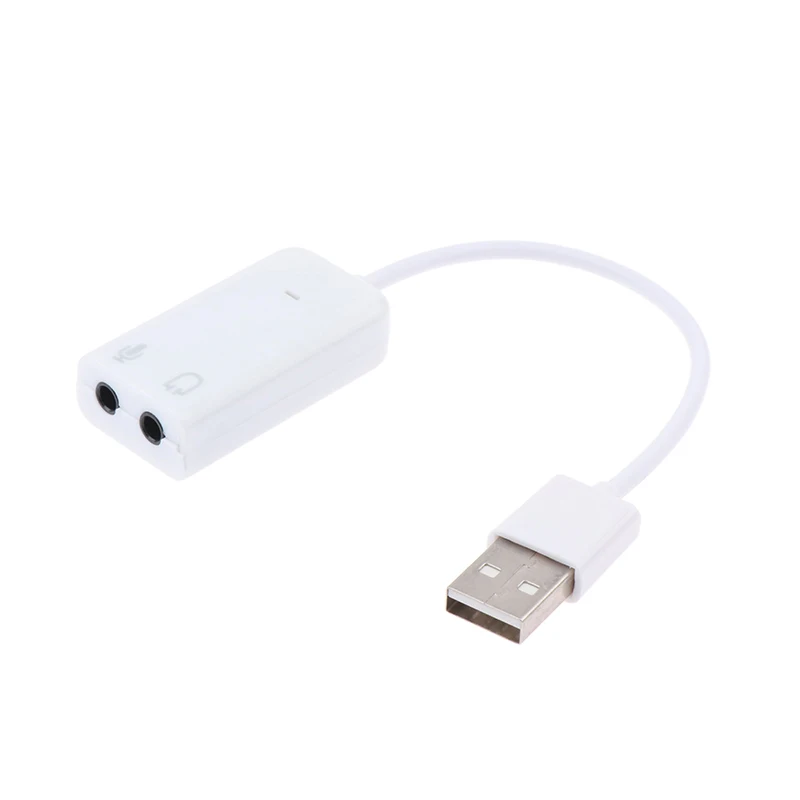 Macbook Computer Laptop PC 7.1 External USB Sound Card Jack 3.5mm USB Audio Adapter Earphone Micphone Sound Card