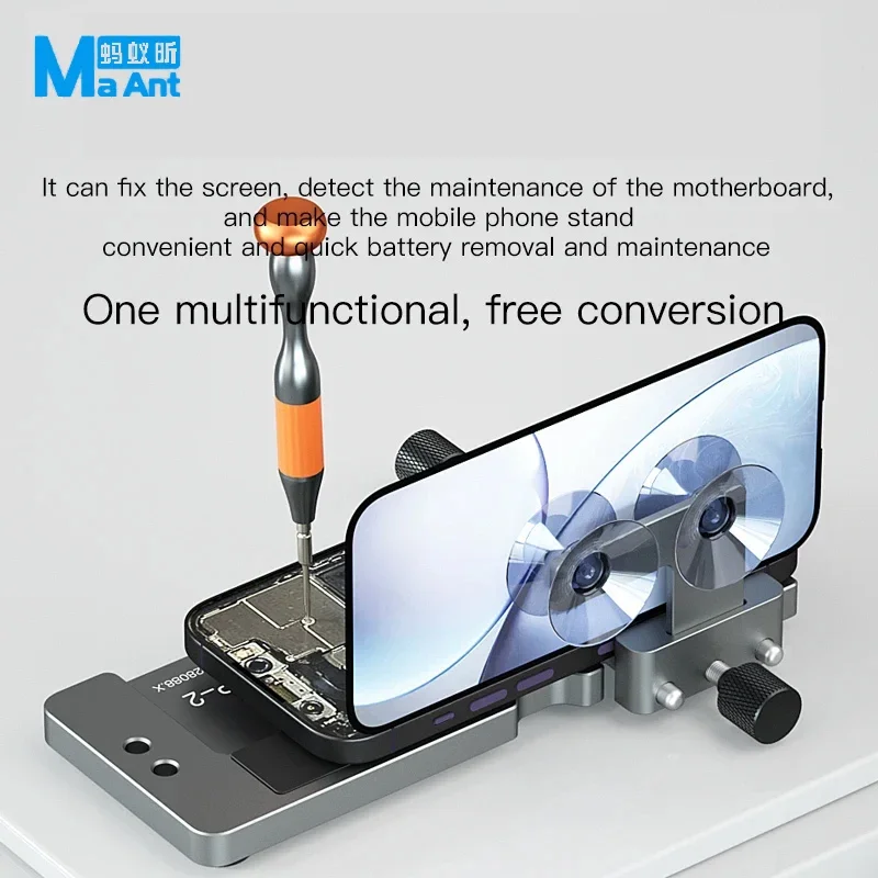 

MaAnt QP-2 Universal Mobile Phone NO-Heating Free Screen Removal Fix Tool Separation Removal Back Cover Clamp Repair Tools