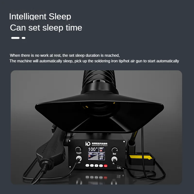 

Intelligent Temperature Control Blower & Soldering Set TBK D301 Precision Repair Without Board Damage