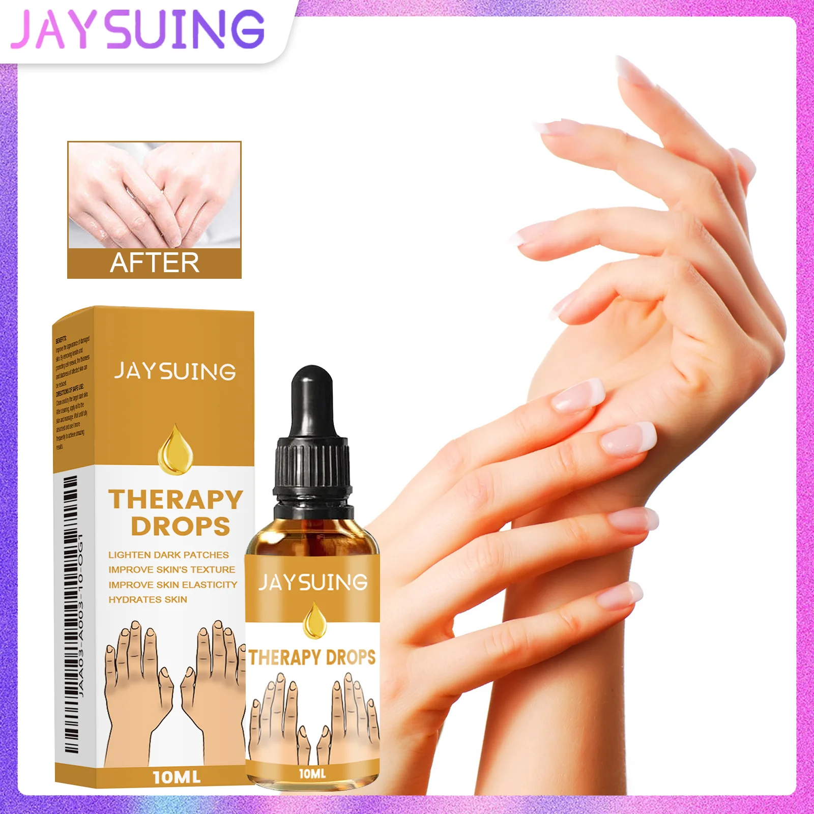 Finger Brightening Serum Exfoliates And Fades Dullness For Fingers Knees And Elbows Brightens Skin Tone Hand Care Serum Oil
