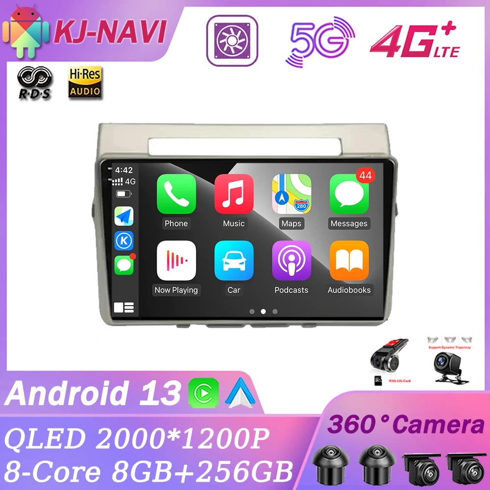 For Toyota Corolla Verso 2006 Android 13 Car Radio Multimedia Video Autoradio Carplay Navigation GPS NO 2Din 2 Din