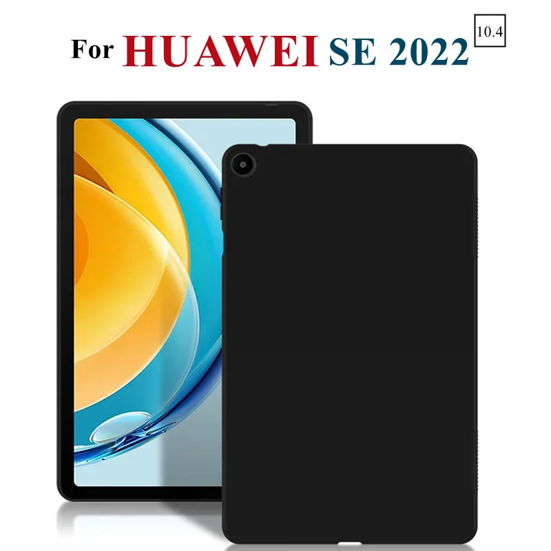 Case For Matepad SE 10.4 Inch AGS5-L09 AGS5-W09 Flexible Soft Silicone Black Shell Back Cover For Huawei MatePad SE 10.4