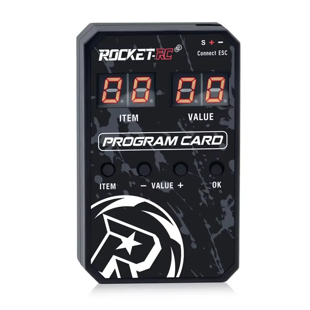 LED Programming Card for Rocket-RC Surpass Hobby Hobbywing Flycolor RC Crawler Car 25A 35A 45A 60A 80A 120A 100A Brushless ESC