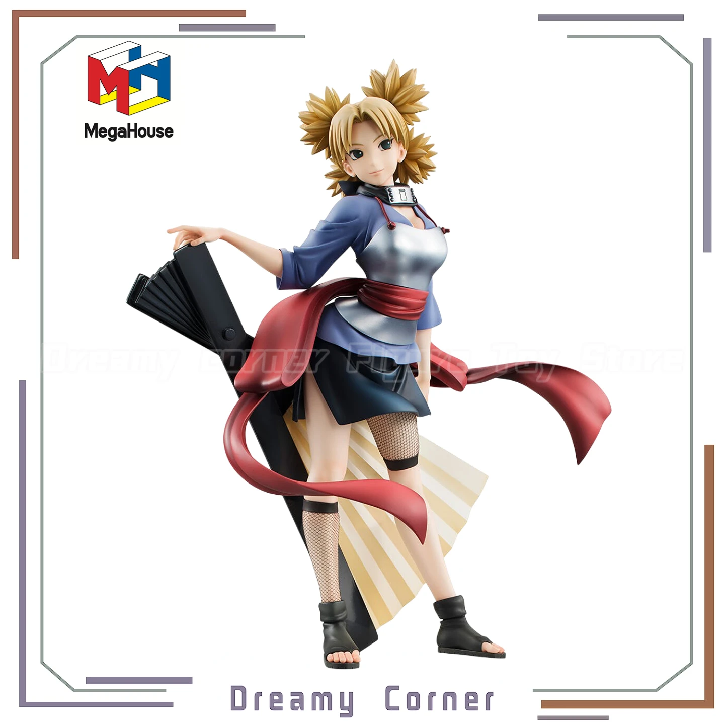 【in Stock】original Megahouse GALS Series Naruto Shippuden Temari Figure