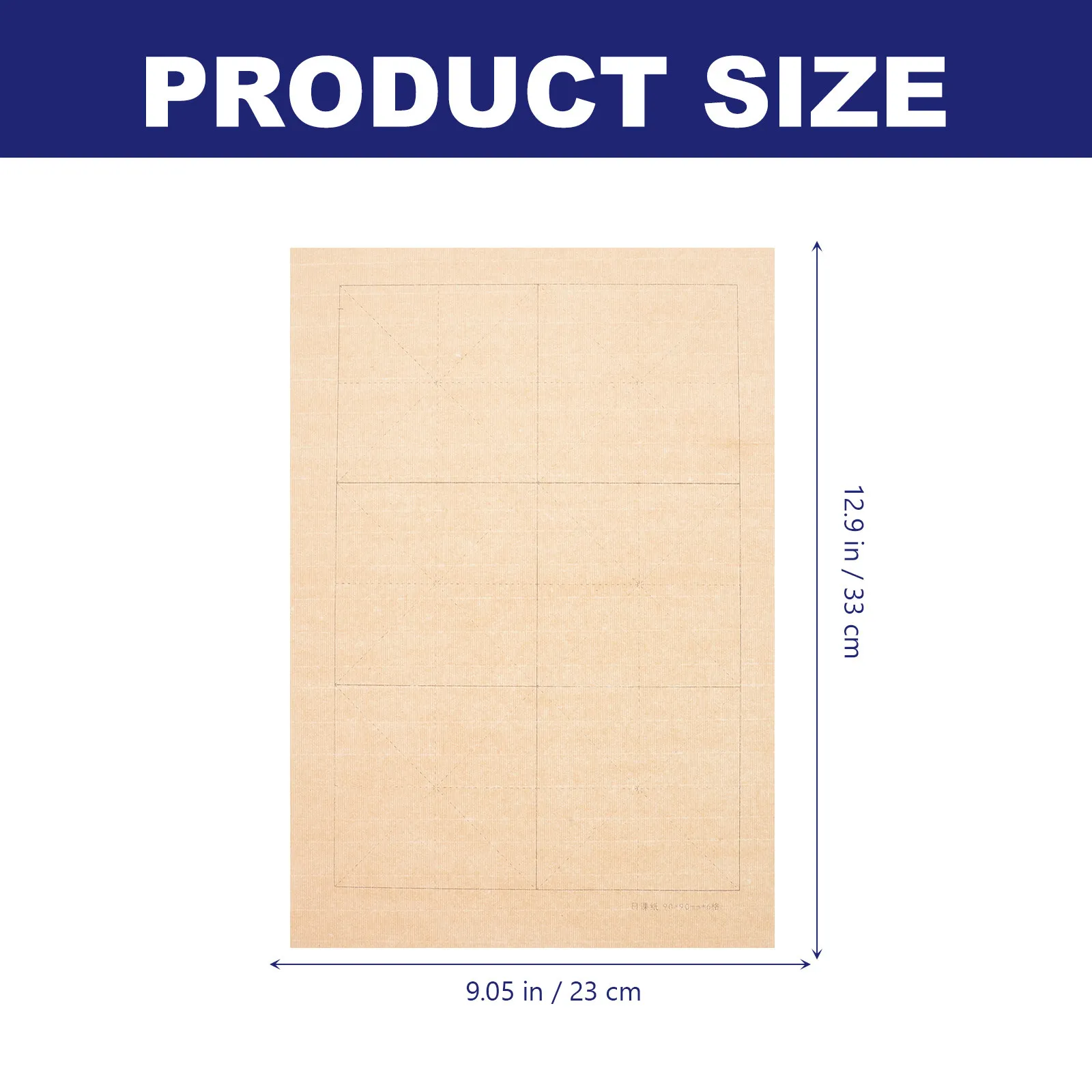 100Sheets Zi Calligraphy Paper Premium Chinese Rice Paper for Calligraphy Practice Writing Brush Ink Pad Watercolor Art