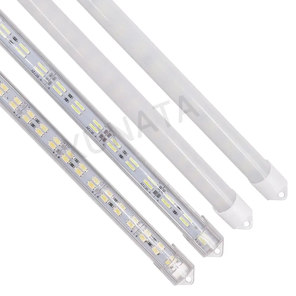 50cm 72 LED Bar Light DC12V SMD5630 LED Hard Strip Light Cold White LED Aluminium Rigid Strip With Waterproof Cover