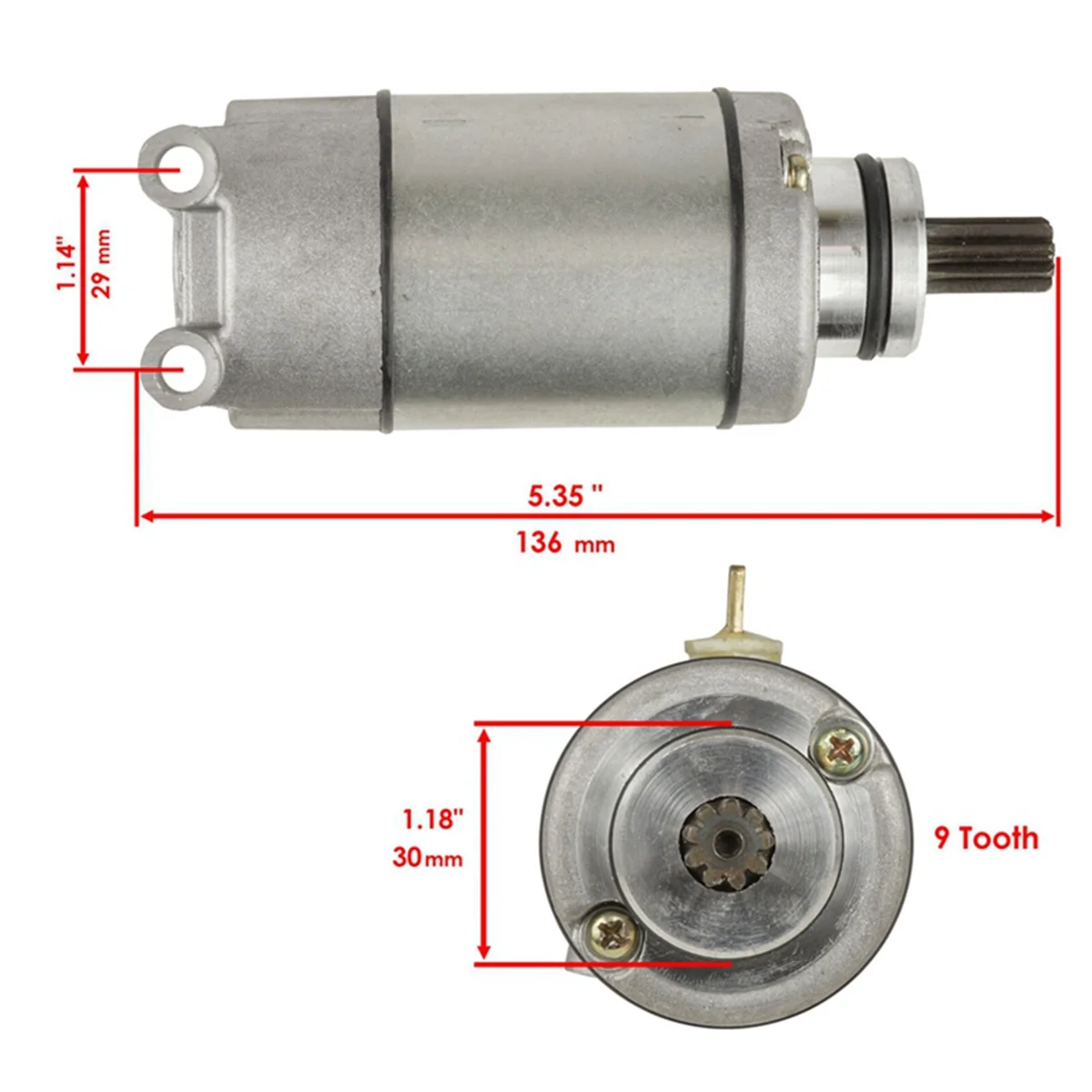 

Starter Motor for Yamaha WR250F 2003-2013 WR250 WR250FR WR250FS WR250FT WR250FV 5UM-81890-00 5UM-81890-10 jasmine