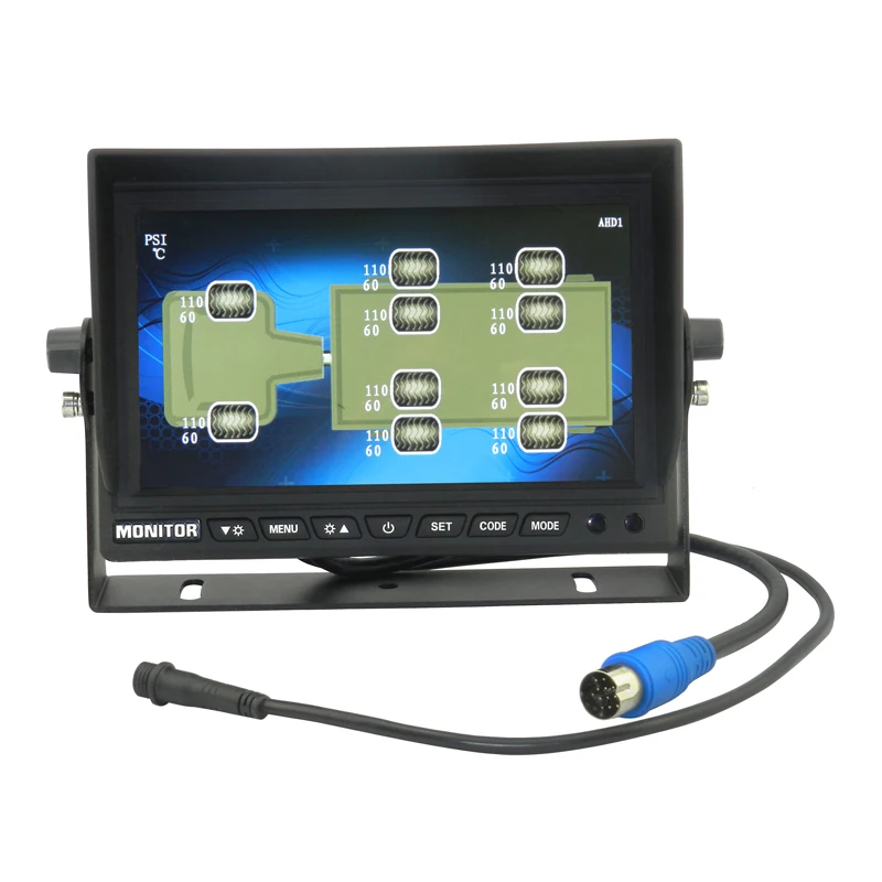 

Digital tire pressure gauge monitoring system